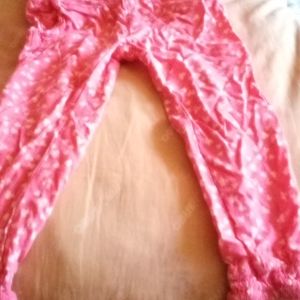Pink heart joggers baby size 18/24mths